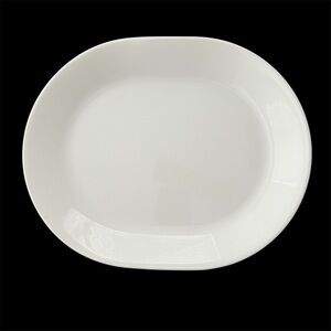 Corelle Classic Solid White Oval Platter